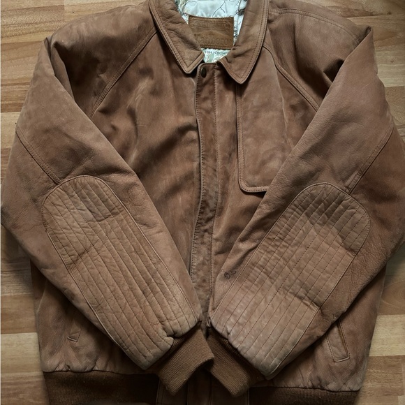 Marlboro Other - Vintage 90s Marlboro Miles Adventure Team Brown Suede Jacket